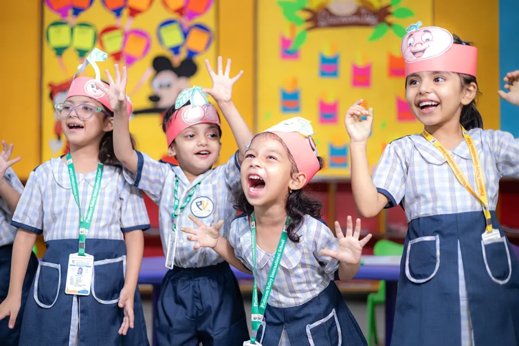 Happy kids in school