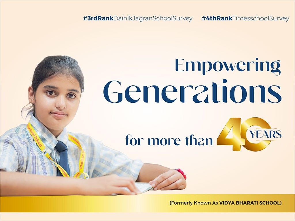 Celebrating 40 Years of-Academic Excellence Holistic Development Global Vision